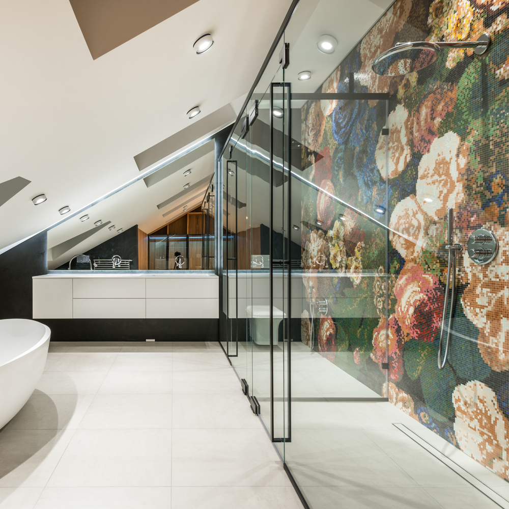 Bath Glass Partition