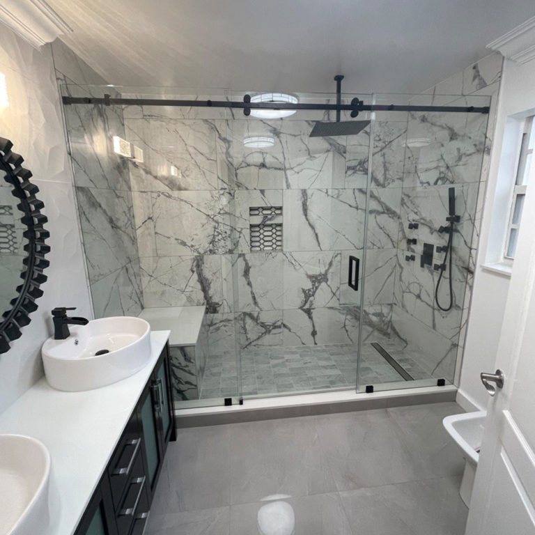 Sliding Shower Door Installation Brother Glass and Mirror